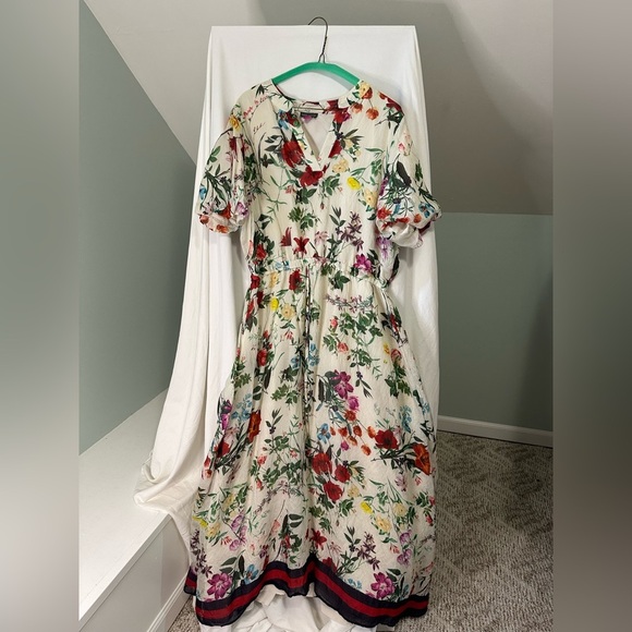 Vince Camuto Multicolor Floral Italian Dress size XL - Picture 9 of 9